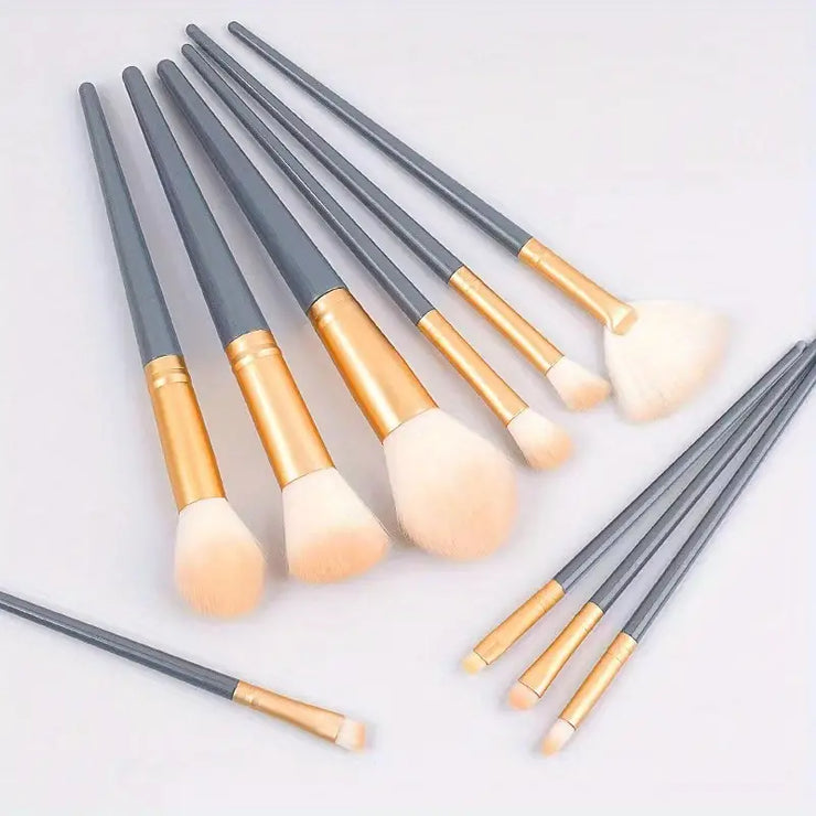 10Pcs Soft Fluffy Makeup Brushes Set for Beauty Tools