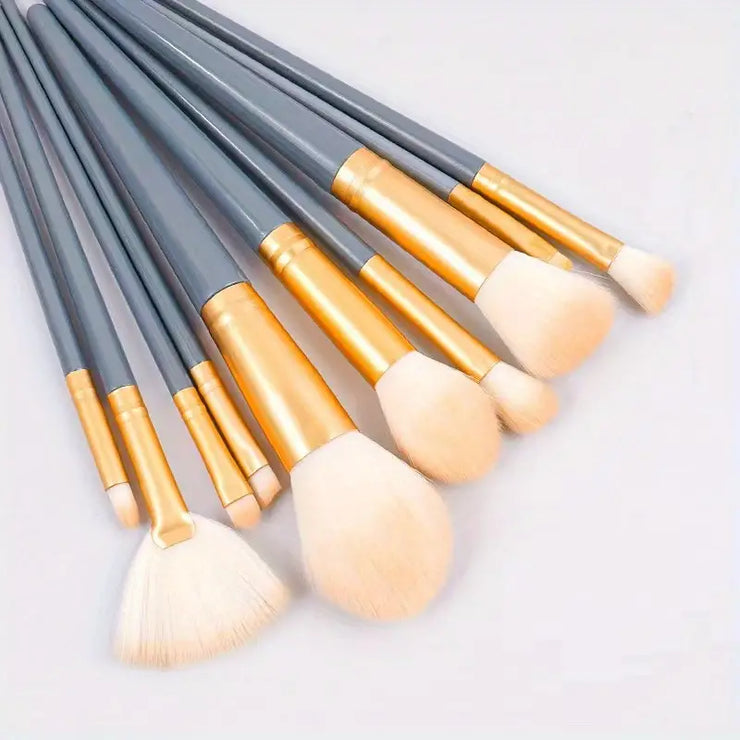 10Pcs Soft Fluffy Makeup Brushes Set for Beauty Tools